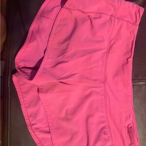 Women's Pink lululemon shorts size 6
